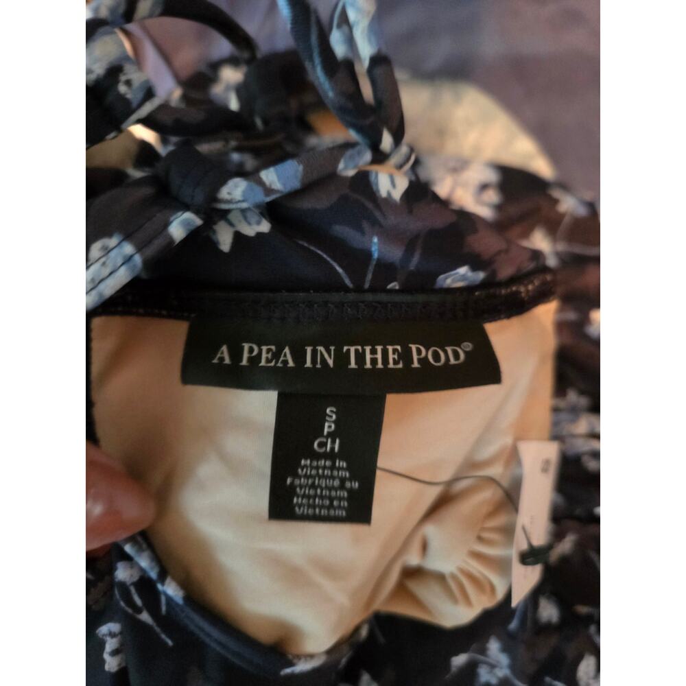 A Pea in the Pod One Piece Maternity Swimsuit Floral Small - Picture 6 of 6